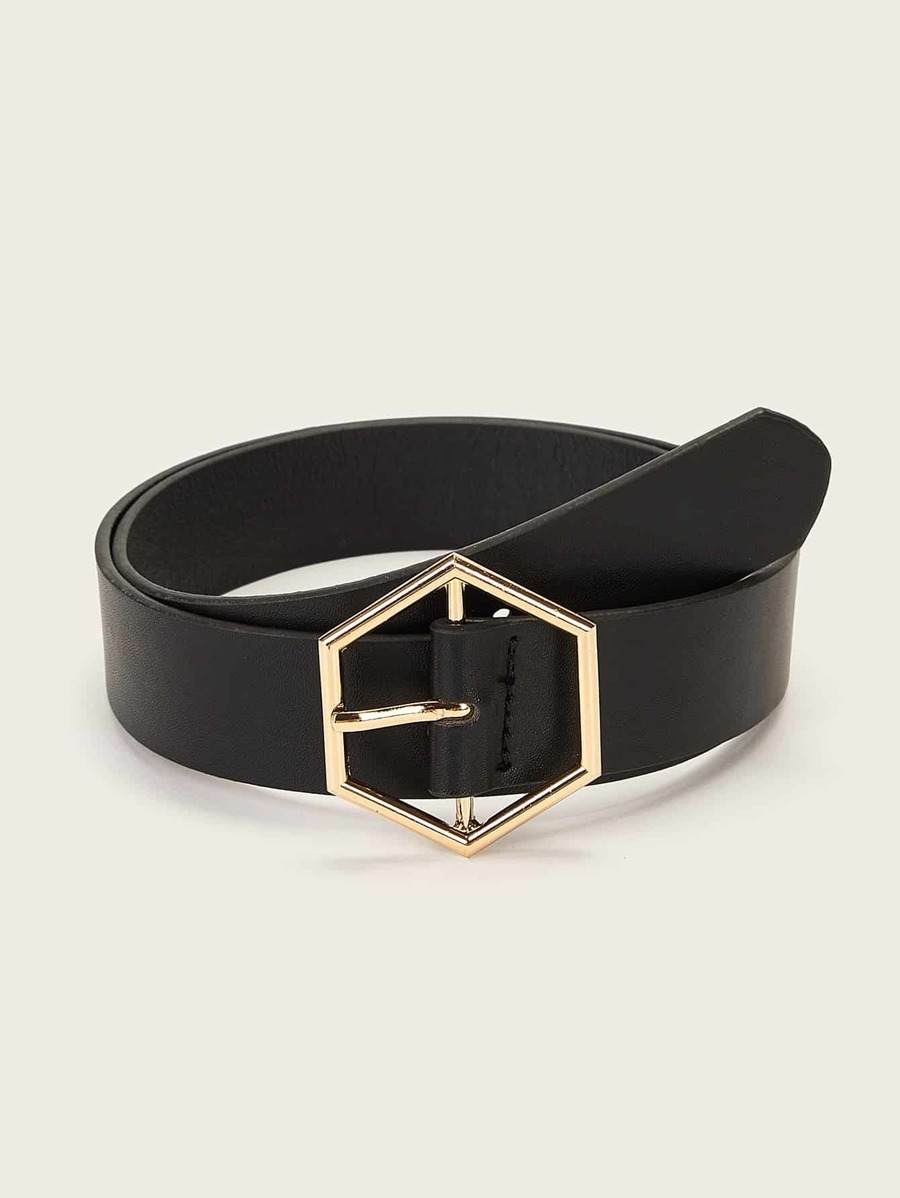 Hexagon Buckle Belt