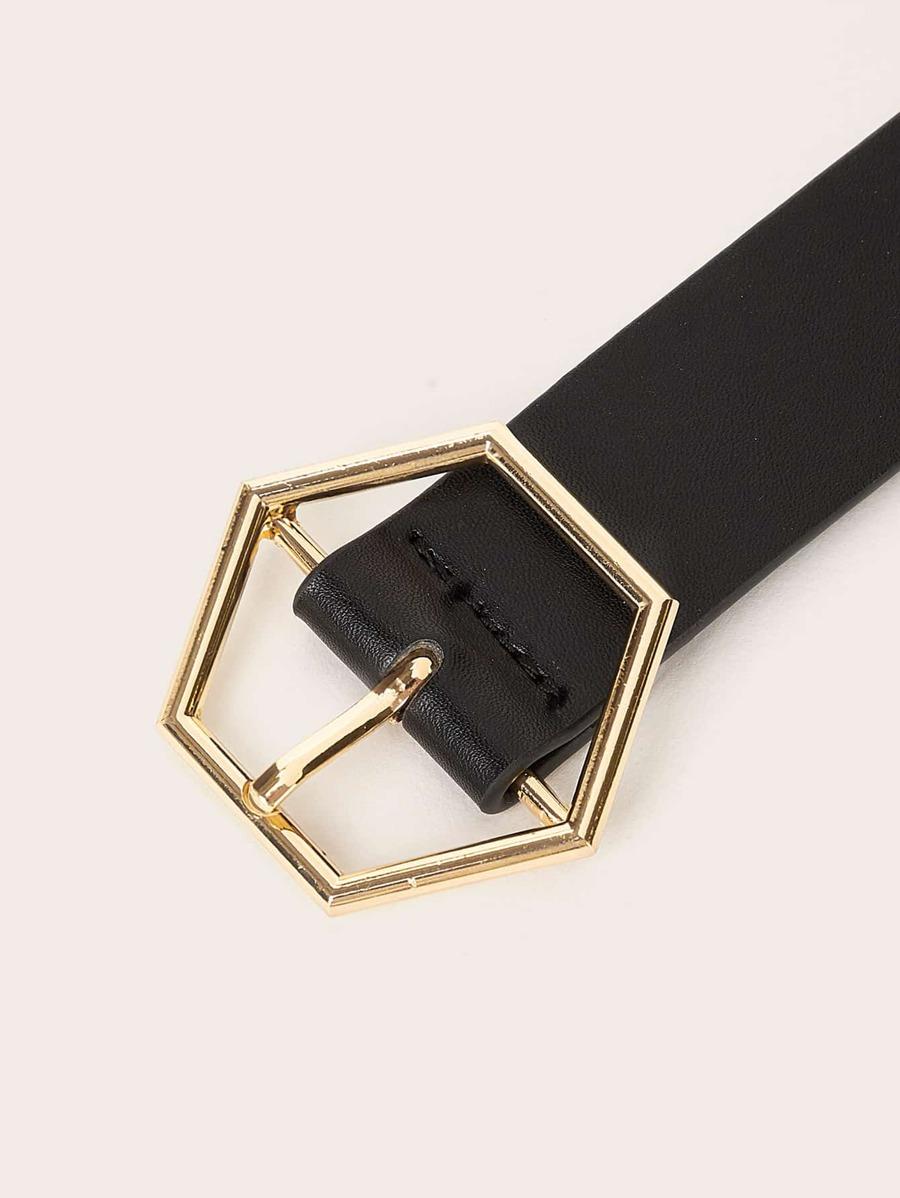 Hexagon Buckle Belt